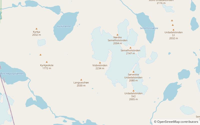 Visbretinden location map