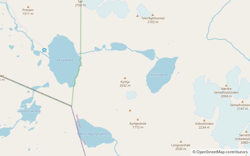 Kyrkja location map