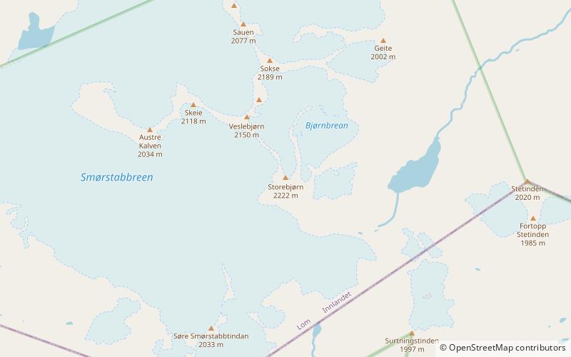 Storebjørn location map