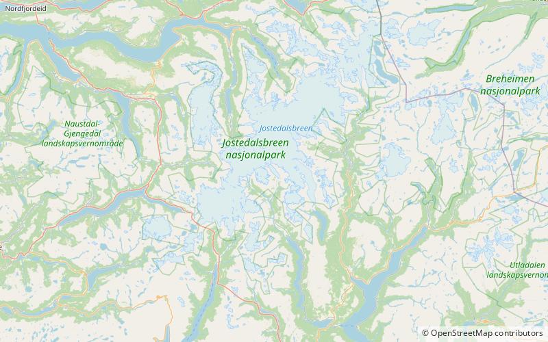 Austerdalsbreen location map