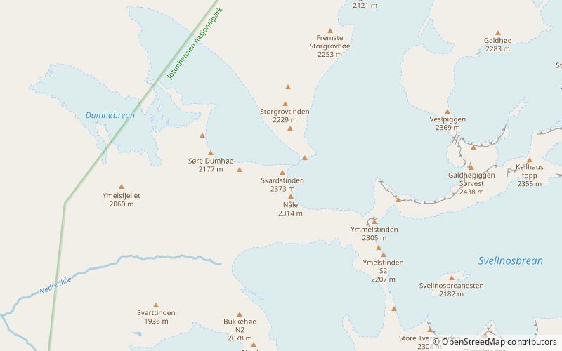 Skardstinden location map