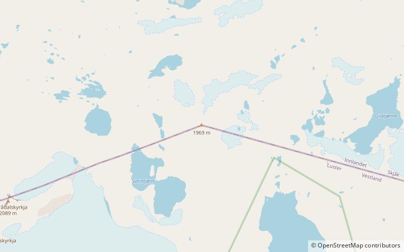 tundradalskyrkja breheimen nationalpark location map