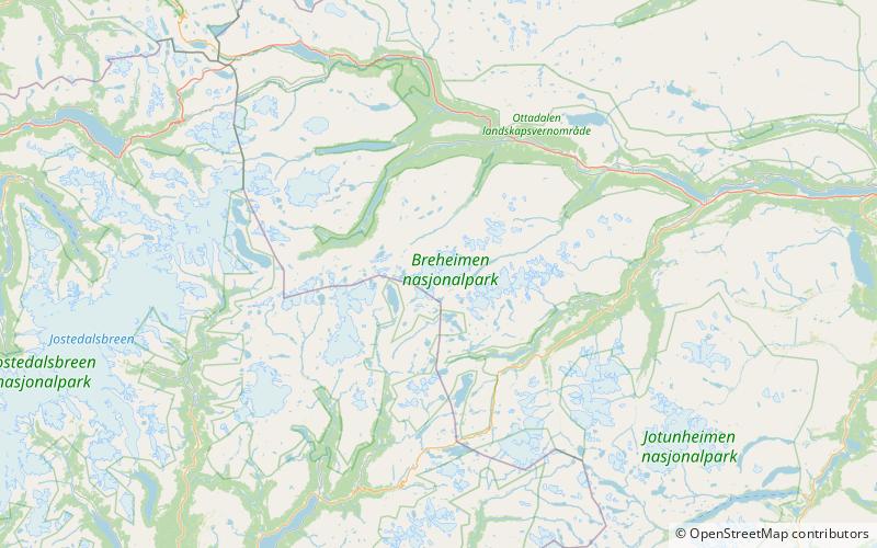 Holåbreen location map