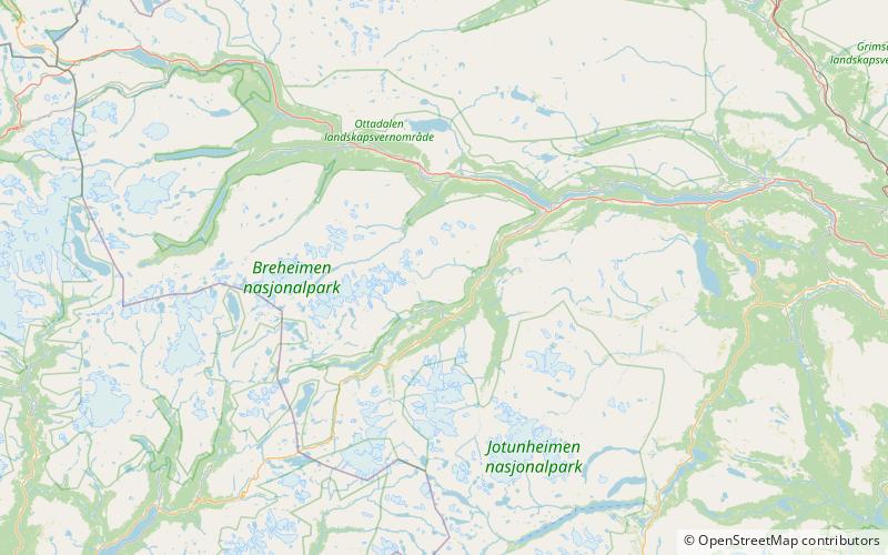 storhoi parc national du breheimen location map