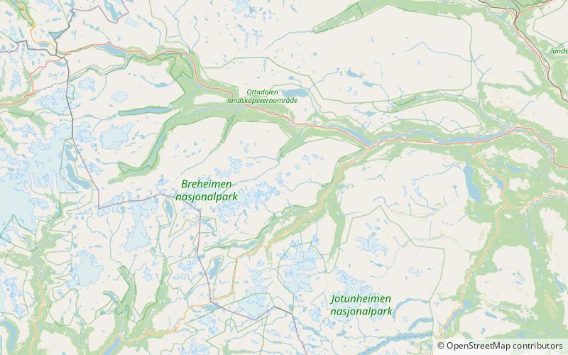 sandgrovhoi breheimen nationalpark location map
