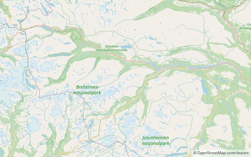 moldulhoi breheimen nationalpark location map