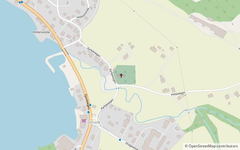 Innvik Church location map