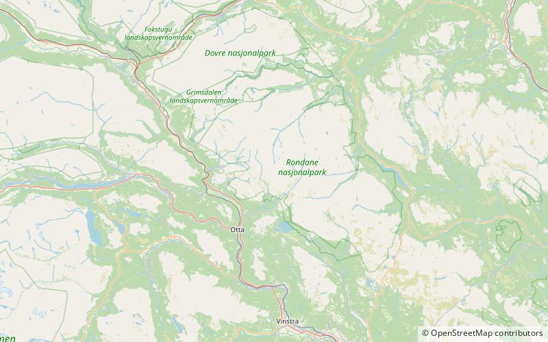 smiukampen park narodowy rondane location map