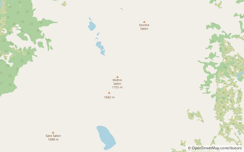Sølen location map