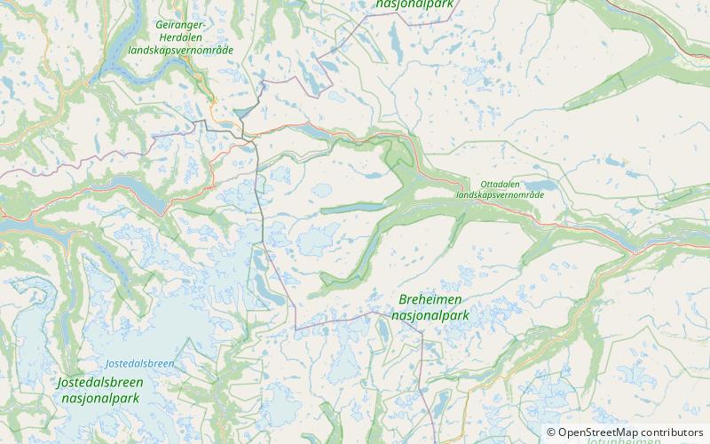 dyringshoi breheimen national park location map