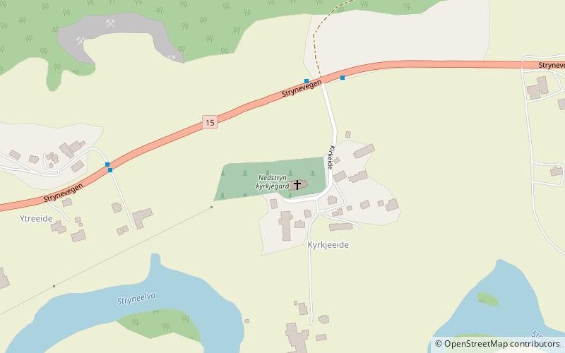 Nedstryn Church location map