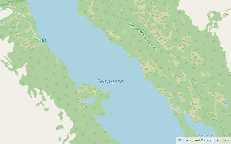 Sølensjøen location map