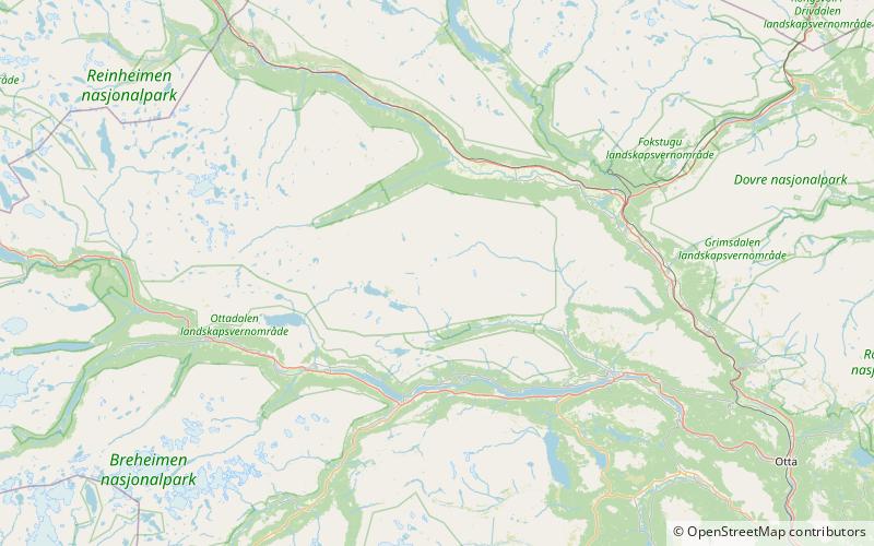 rundkollan reinheimen nationalpark location map