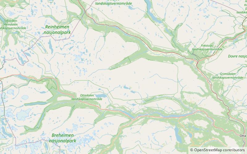 trihoene reinheimen national park location map