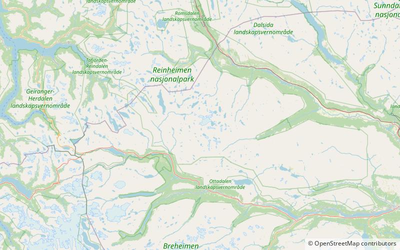 Blåhøe location map
