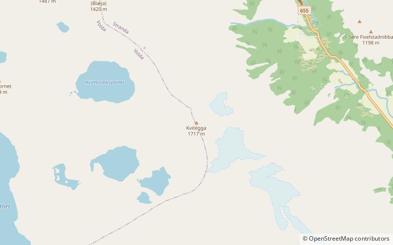 kvitegga location map