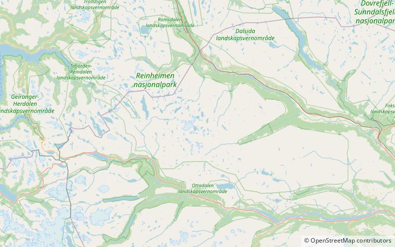 holhoi reinheimen nationalpark location map