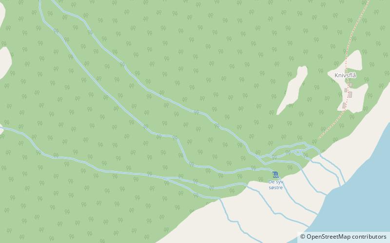 Cascada de las Siete Hermanas location map