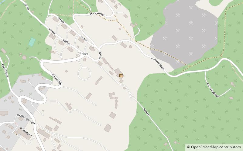 Folldal gruver location map