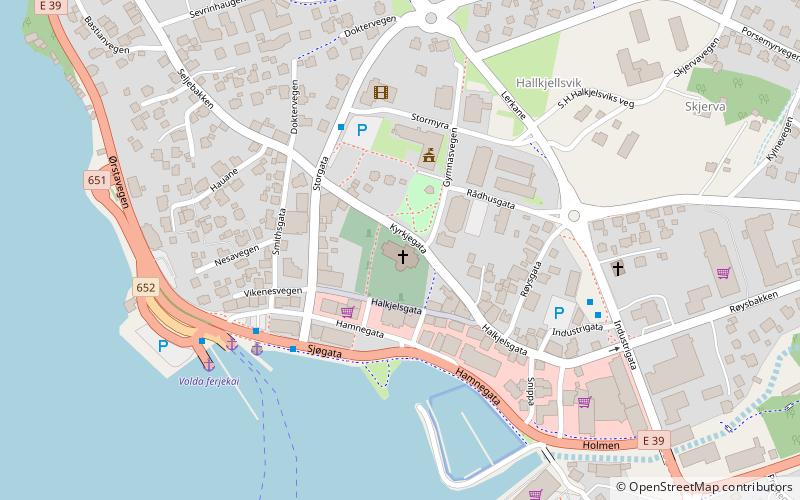Volda Church location map