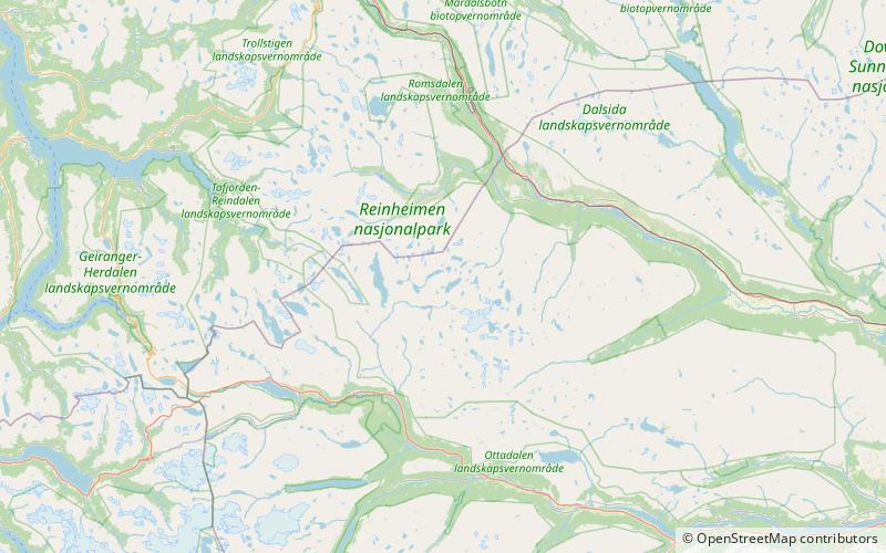 sponghoi reinheimen nationalpark location map