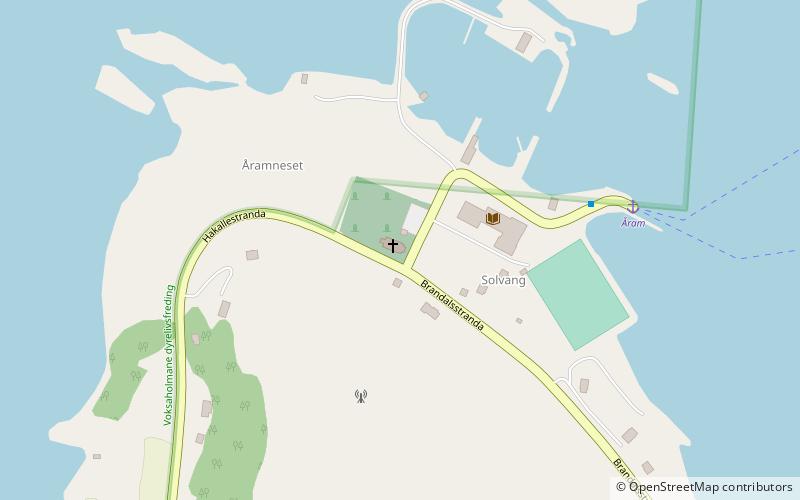 Åram Church location map