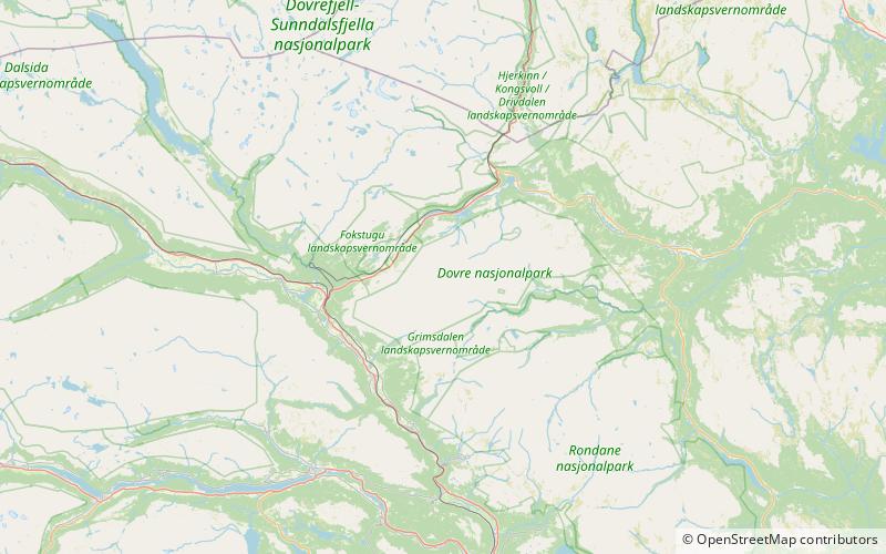 Dovrefjell location map