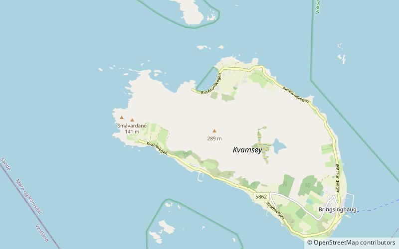 Kvamsøya location map