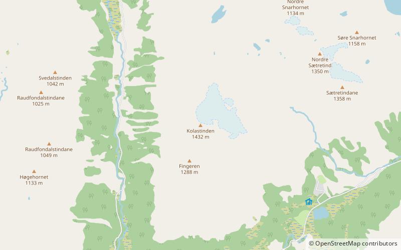 Kolåstinden location map