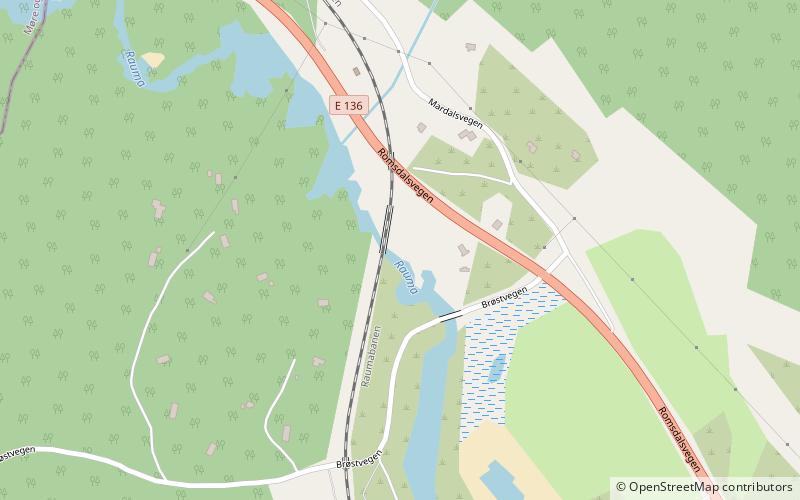 Stuguflåt Bridge location map