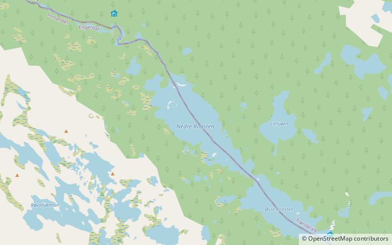 nedre roasten femundsmarka national park location map