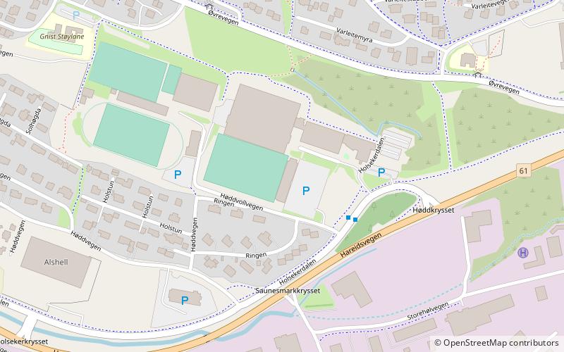Nye Høddvoll location map
