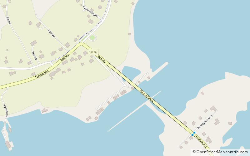 Remøy Bridge location map