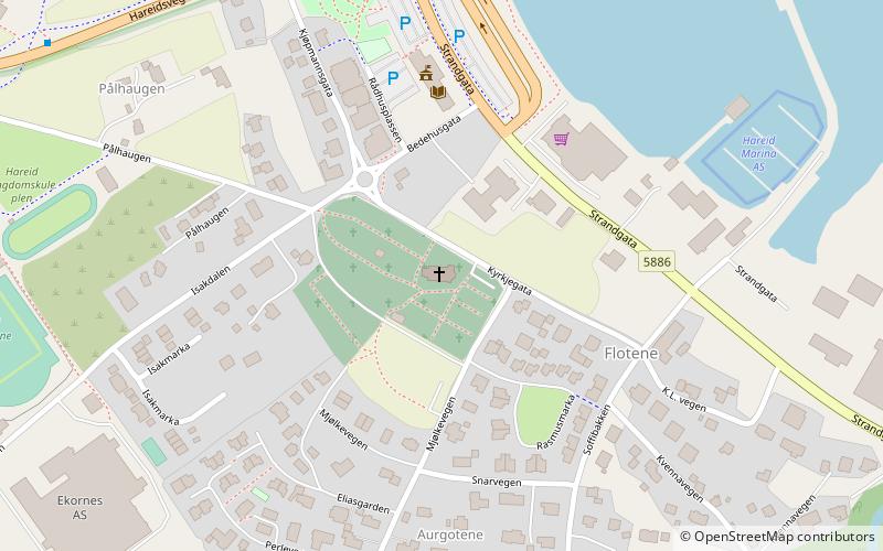 Hareid Kyrkje location map