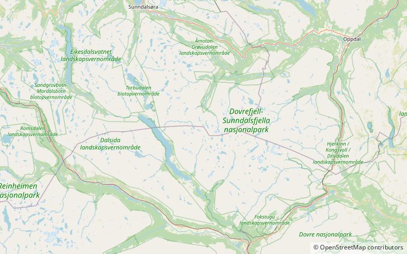 Grønliskarstinden location map