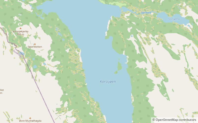 Korssjøen location map