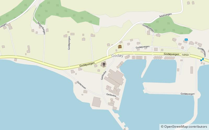Godøy Chapel location map