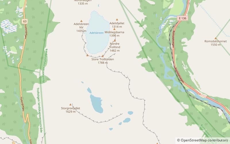 Trollveggen location map