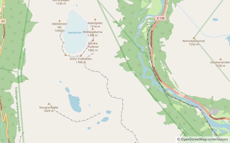 Trolltindene location map