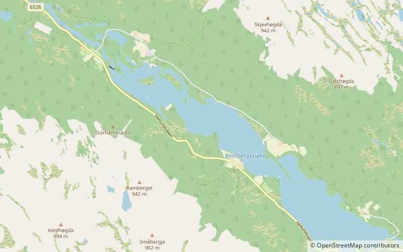 Rambergsjøen location map