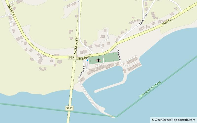 Giske Church location map