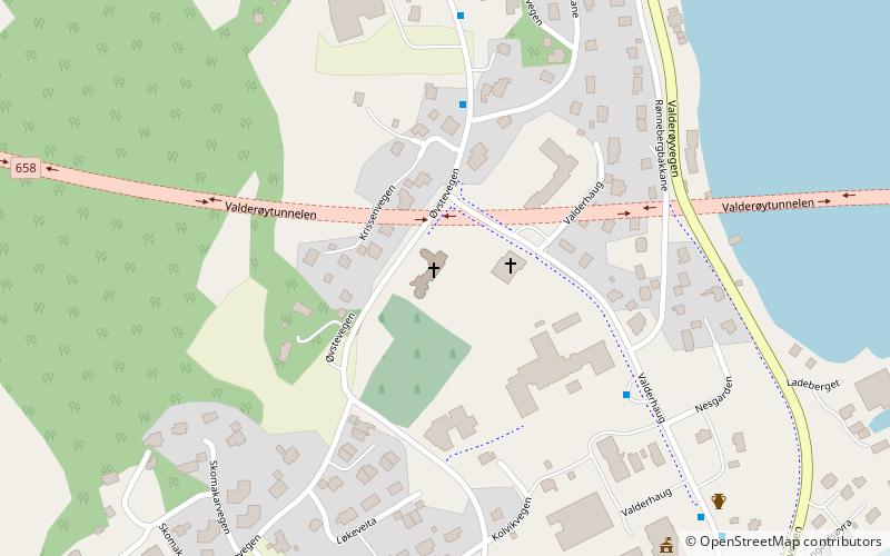 Valderøy Church location map