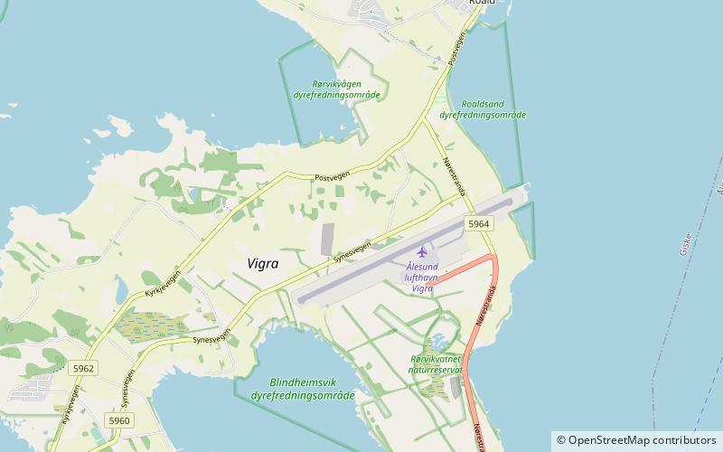 giske wetlands system vigra island location map