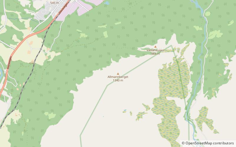 Allmannberget location map