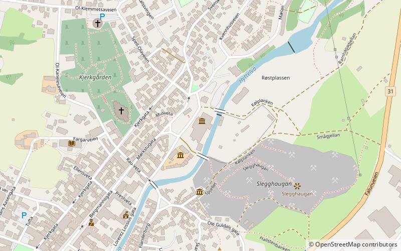 Røros Copper Works location map
