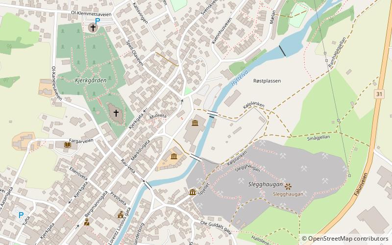 Rørosmuseet location map