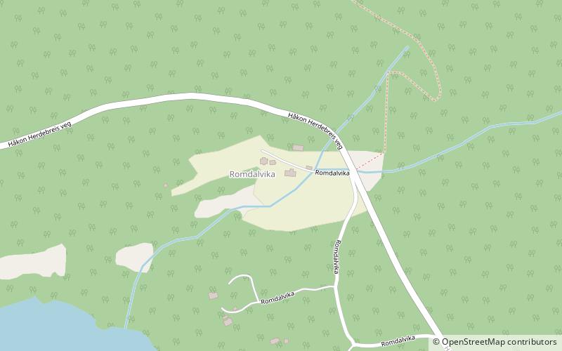 romsdalsfjord sekken location map