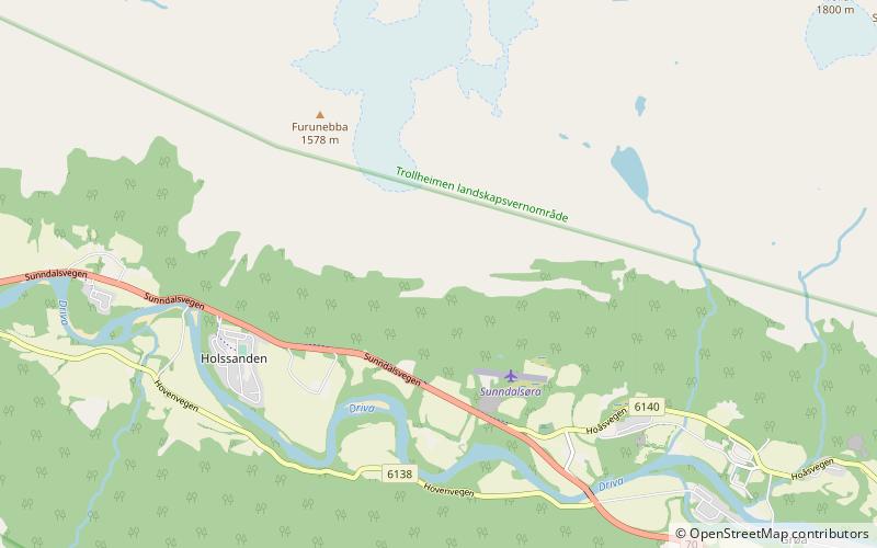 Vinnufossen location map