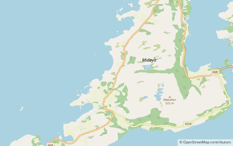 Midøya location map