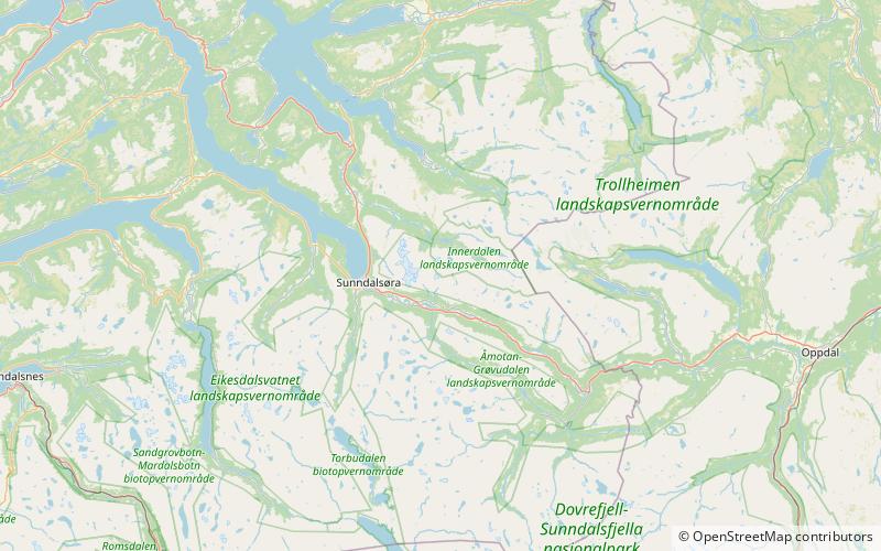 Trolla Mountain location map